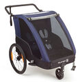 Polisport Kinder Fahrradanhänger Trailer + Stroller 75102120 mit Buggy Funktion