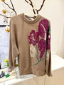Pullover von Emma und Gaia, deutsche Größe 38, buntes Blumen Muster