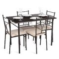 Esstisch Küchentisch mit 4 Stühlen Esszimmergruppe Essgruppe Tisch Stuhl Set NEU