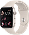 Apple Watch SE 2022 44mm GPS Aluminiumgehäuse polarstern Gut - Refurbished