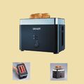 Graef Toaster TO 62 - schwarz/Edelstahl