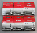 6 OVP Canon CLI-8Bk iP4300,iP4500,iP5200,iP5300,iP6600d,iP6700d,Pro9000,MP500