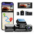 AZDOME 3-Kanal 4K Dashcam Dual 1080P Auto Kamera Recorder GPS WIFI IR G-Sensor