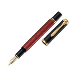 Pelikan Souverän - M400 EF Roter Kolbenfüller