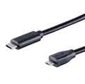 USB Adapter Anschluß Lade Kabel USB C Stecker zu USB Micro B Stecker 1m 1,8m 3m