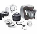 Bosch MUM58720 edelstahl/braun, Küchenmaschine mit viel Zubehör  (1000 W)