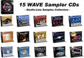 15 CD,s WAVE Format Sample CDs ++STUDIOLINE++ nicebyte for professional use+