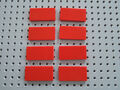 Lego 8 x Fliese Kachel 87079 2x4 rot