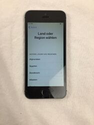 Apple iPhone 5s - 16GB - Space Grau (Ohne Simlock) ME432DN/A Guter Zustand