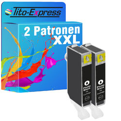 2 Patronen XL Black für Canon Pixma IP 3600 IP 4600 IP 4600 X IP 4700 CLI-521