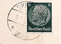 Historische Ansichtskarte, Würzbach Schwarzwald, 1941, Marke Dt. Reich 6 Pfennig