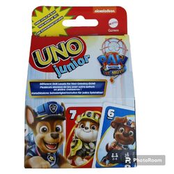 Mattel HGD13 - Paw Patrol - Kartenspiel, UNO Junior - Neu