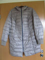 Damenjacke 48 mit Kaputze, Anorak, lang 83cm gestept gebraucht beige