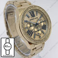 Michael Kors MK6095 Wren Chronograph Gold Rostfreier Stahl Armband Damenuhr