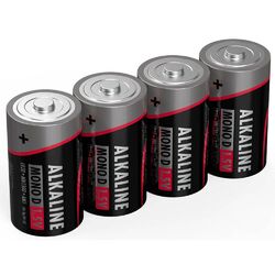 4 ANSMANN Batterien Red Alkaline Mono D 1,5 V