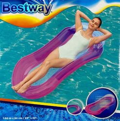 Bestway Luftmatratze 160x84cm Netz Lounge Wasserliege Netzboden , Reparatur-Set