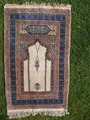 Teppich Gebetsbrücke 140x90 türkischer Gebetsteppich Zorbas Gebrauchter Teppich