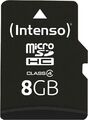 8GB micro SDHC Card Intenso Class4 20MB/s