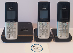 Siemens Gigaset Haus Telefon Schnurlos - C300A - Anrufbeantworter DECT Duo Trio