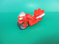 Lego Duplo Motorrad rot Racer Feuerwehr Moped Rennmaschine (250323N)