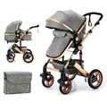 Trally® 2in1 Kombi-Kinderwagen Babywanne=Buggy Reisebuggy Kinderwagen Neu KW350