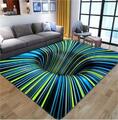 Wirbel 3D Optischen Täuschung Teppich Wohnzimmer Bodenmatte Teppiche Fußmatte