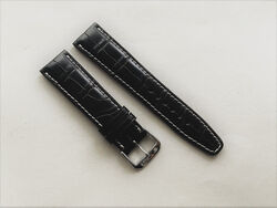 ALLIGATOR FULLCUT Band div. Modelle gepolstert/flach matt - 18, 19, 20, 21, 22mm