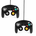 2x Schwarz Controller für Nintendo Gamecube Joypad Joystick Gamepad Control Pad