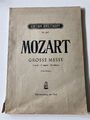 Mozart Große Messe C-Moll Klavier Auszug Notenbuch