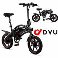 DYU D3F Faltbares Elektrofahrrad, 14"36V E-Bike, 3 Fahrmodi, Unisex Erwachsene