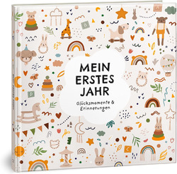 Babyalbum Mein Erstes Jahr - Baby Erinnerungsbuch Für Die Schönsten Momente - Da