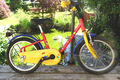 Erlkönig  rot-gelb-blau - Fahrrad für Kinder - 16 Zoll Bereifung