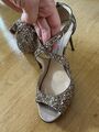 Jimmy Choo Emily Damen Luxus Stilleto High Heels Pumps Gr. 41 Glitter *TOP