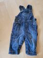 Baby Latzhose Jeans 68 Blau 3-6 Monate ZARA