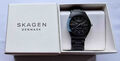 Skagen Grenen Ocean Armbanduhr kaviarschwarz Solarwerk SKW6810 NEU