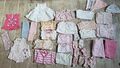39 tlg. Set Paket Babybekleidung Mädchen Gr. 50/56 Bodies Body Kleidung Set rosa