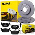 TEXTAR BREMSSCHEIBEN 276mm + BELÄGE VORNE für VW GOLF 7 AUDI A3 8V LEON OCTAVIA