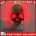 Halloween Skeleton Head Lights Skull Candles Lamp Plug-into Wall for Club Party