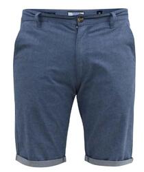 D555 Herren ALDERTON Stretch Chambray Shorts IN Marineblau 42 Sich