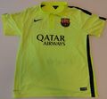 FC Barcelona Nike Trikot "Authentic" 2014 Neon Gr.XL    TOP ANGEBOT 