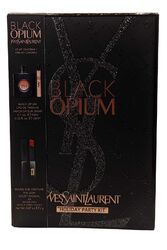 Yves Saint Laurent schwarz Opium EDP 90ml + 10ml Lippenstift Damen Duft Set