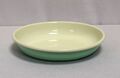 Emaille Teller tief, Suppenteller, Servierschale, Essteller Mint Creme 24 cm