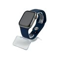 Apple Watch 7 Cellular Edelstahl Graphit 41 mm Sportarmband Abyssblau