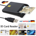 Chipkartenleser Personalausweis Lesegerät Kartenleser USB 2.0 für SIM ID Card DE