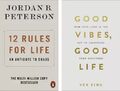 Kombination aus 2 Büchern 12 Regeln des Lebens + Good Vibes Good Life...