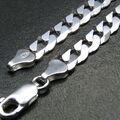 Panzerkette Silberkette Echt 925 Silber Ketten Silberarmband Halsketten Armband