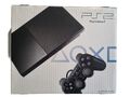 Sony PlayStation 2 Slim PS2 Schwarz SCPH 90004 Konsole Controller