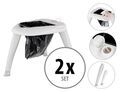 Camping Toilette 2x Set mobil Reise Klo Outdoor WC klappbar Festival Wohnwagen