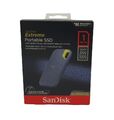 SANDISK Extreme Portable 1050 MB/s PC/Mac Speicher 1 TB SSD Türkis Monterey NEU