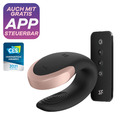 Satisfyer Luxus Paarvibrator 'Double Love Connect App' mit App (8,6cm)